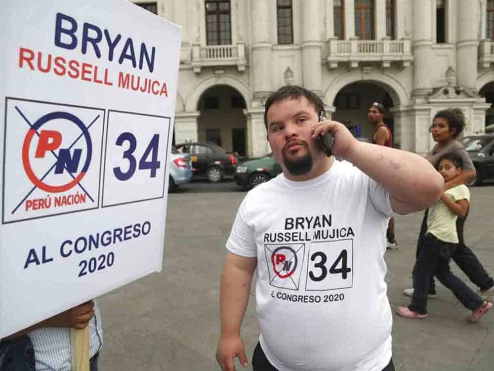 Bryan Russell: el primer candidato a congresista con Síndrome de Down en el mundo