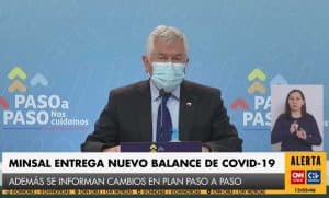 Imagen ex ministro de salud de Chile en balance del Covid 19